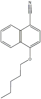 4-(pentyloxy)-1-naphthonitrile Struktur