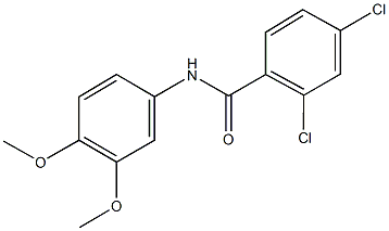 2,4-dichloro-N-(3,4-dimethoxyphenyl)benzamide Struktur