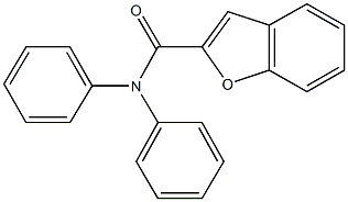 N,N-diphenyl-1-benzofuran-2-carboxamide Struktur