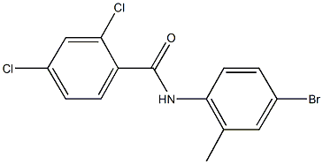 N-(4-bromo-2-methylphenyl)-2,4-dichlorobenzamide Struktur