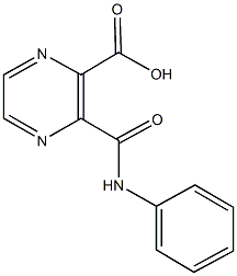 3-(anilinocarbonyl)-2-pyrazinecarboxylic acid Struktur