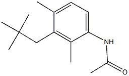 N-(2,4-dimethyl-3-neopentylphenyl)acetamide Struktur