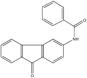 N-(9-oxo-9H-fluoren-3-yl)benzamide Struktur