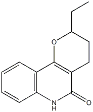 2-ethyl-2,3,4,6-tetrahydro-5H-pyrano[3,2-c]quinolin-5-one Struktur