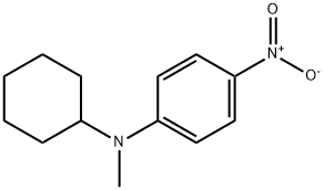 N-cyclohexyl-N-methyl-4-nitroaniline Struktur