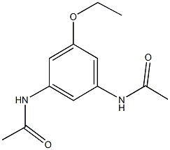 N-[3-(acetylamino)-5-ethoxyphenyl]acetamide Struktur