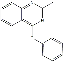 2-methyl-4-phenoxyquinazoline Struktur