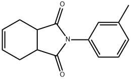 2-(3-methylphenyl)-3a,4,7,7a-tetrahydro-1H-isoindole-1,3(2H)-dione Struktur