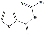 N-(2-thienylcarbonyl)thiourea Struktur