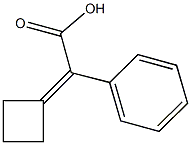 cyclobutylidene(phenyl)acetic acid Struktur