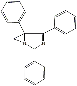 2,4,5-triphenyl-1,3-diazabicyclo[3.1.0]hex-3-ene Struktur