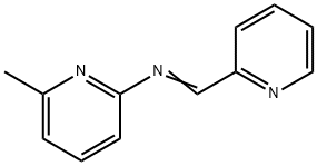 N-(6-methyl-2-pyridinyl)-N-(2-pyridinylmethylene)amine Struktur