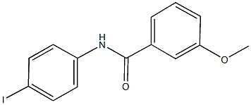 N-(4-iodophenyl)-3-methoxybenzamide Struktur