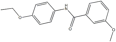 N-(4-ethoxyphenyl)-3-methoxybenzamide Struktur