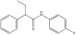 N-(4-fluorophenyl)-2-phenylbutanamide Struktur