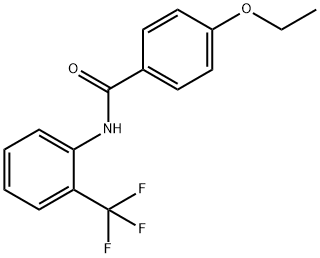 4-ethoxy-N-[2-(trifluoromethyl)phenyl]benzamide Struktur