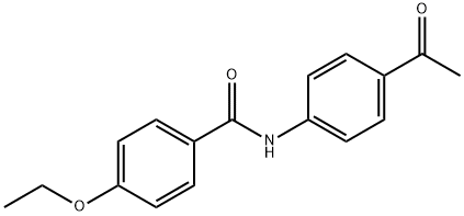 N-(4-acetylphenyl)-4-ethoxybenzamide Struktur