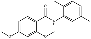 N-(2,5-dimethylphenyl)-2,4-dimethoxybenzamide Struktur