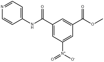 methyl 3-nitro-5-[(4-pyridinylamino)carbonyl]benzoate Struktur