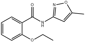 2-ethoxy-N-(5-methyl-3-isoxazolyl)benzamide Struktur