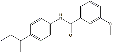 N-(4-sec-butylphenyl)-3-methoxybenzamide Struktur