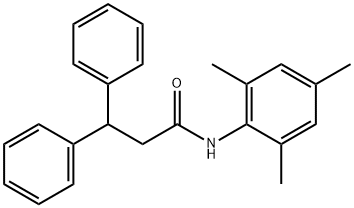 N-mesityl-3,3-diphenylpropanamide Struktur