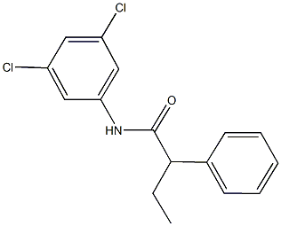 N-(3,5-dichlorophenyl)-2-phenylbutanamide Struktur