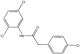 2-(4-chlorophenyl)-N-(2,5-dichlorophenyl)acetamide Struktur