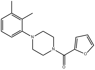 1-(2,3-dimethylphenyl)-4-(2-furoyl)piperazine Struktur