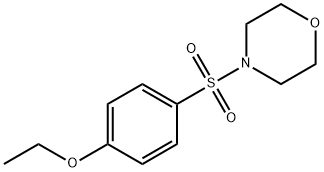 ethyl 4-(4-morpholinylsulfonyl)phenyl ether Struktur