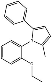 1-(2-ethoxyphenyl)-2-methyl-5-phenyl-1H-pyrrole Struktur