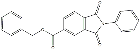 benzyl 1,3-dioxo-2-phenyl-5-isoindolinecarboxylate Struktur