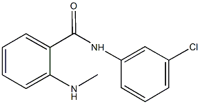 N-(3-chlorophenyl)-2-(methylamino)benzamide Struktur