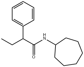 N-cycloheptyl-2-phenylbutanamide Struktur