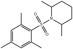 1-(mesitylsulfonyl)-2,6-dimethylpiperidine Struktur