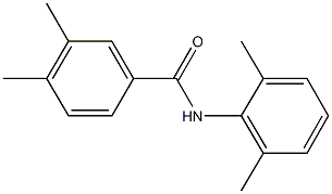 N-(2,6-dimethylphenyl)-3,4-dimethylbenzamide Struktur