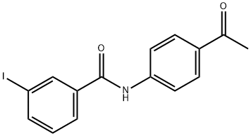 N-(4-acetylphenyl)-3-iodobenzamide Struktur