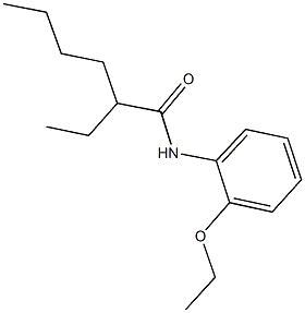 N-(2-ethoxyphenyl)-2-ethylhexanamide Struktur