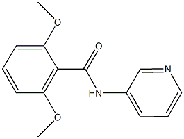 2,6-dimethoxy-N-(3-pyridinyl)benzamide Struktur