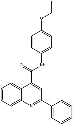 N-(4-ethoxyphenyl)-2-phenyl-4-quinolinecarboxamide Struktur