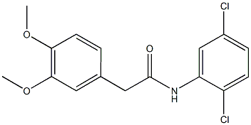 N-(2,5-dichlorophenyl)-2-(3,4-dimethoxyphenyl)acetamide Struktur