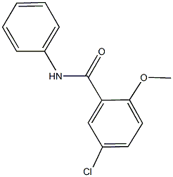 5-chloro-2-methoxy-N-phenylbenzamide Struktur