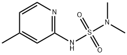 N,N-dimethyl-N'-(4-methyl-2-pyridinyl)sulfamide Struktur