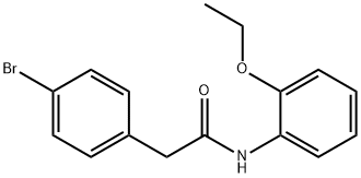 2-(4-bromophenyl)-N-(2-ethoxyphenyl)acetamide Struktur