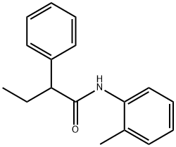 N-(2-methylphenyl)-2-phenylbutanamide Struktur