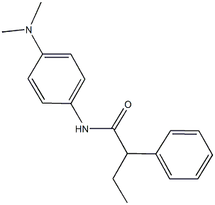 N-[4-(dimethylamino)phenyl]-2-phenylbutanamide Struktur