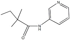 2,2-dimethyl-N-(3-pyridinyl)butanamide Struktur