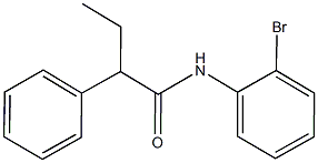 N-(2-bromophenyl)-2-phenylbutanamide Struktur