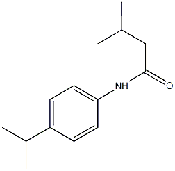 N-(4-isopropylphenyl)-3-methylbutanamide Struktur