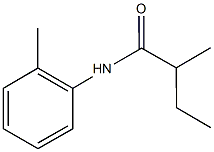 2-methyl-N-(2-methylphenyl)butanamide Struktur